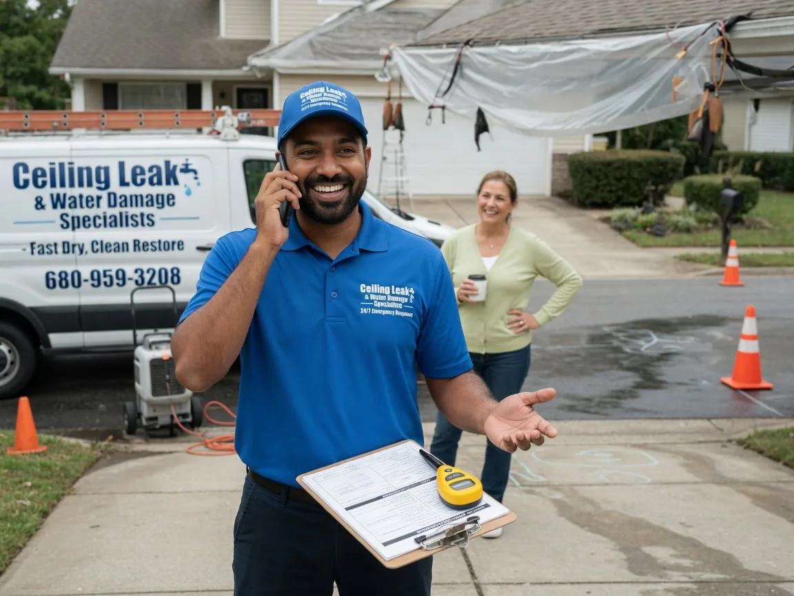 Ceiling Leak Cleanup Georgia FAQs